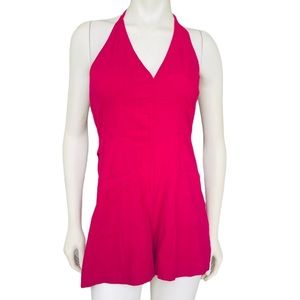 Mustard See Women’s Halter Back Romper Jumpsuit